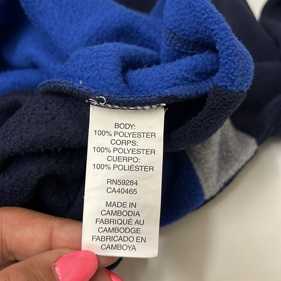 4/$20 CHILDRENS PLACE Boys Fleece Pullover 1/4 Zip Size 5/6 Youth Child S Small - Picture 5 of 5